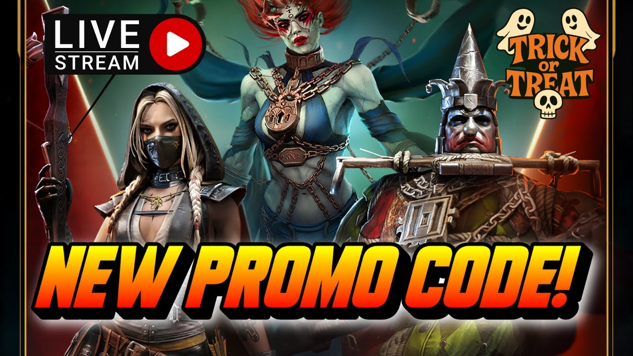 Trick or Treat Promo Code Live Stream!