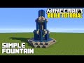 Minecraft: How To Build A Fountain Tutorial (Simple & Easy) Minecraft: How To Build A Fountain Tutorial (Simple & Easy)