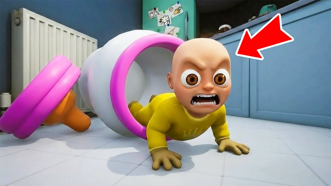 Bebo Came Out of a Giant Milk Bottle 😱 The Baby in Yellow