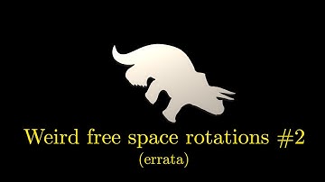 Extruded bronze moose and iron triceratops rotating in free space (corrected)
