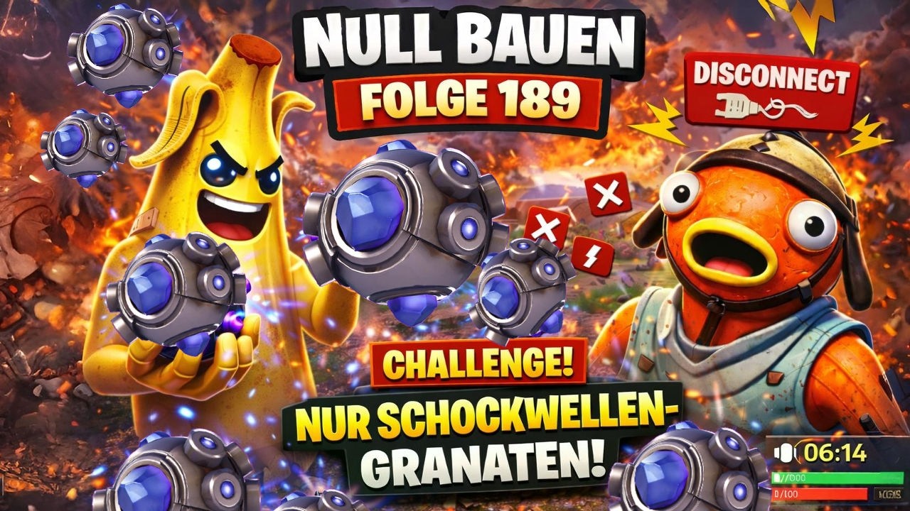 nur SCHOCKWELLENGRANATEN erlaubt! | Fortnite