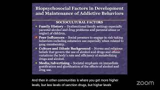 SSE 123-1 Substance Abuse Prevention Relapse Prevention