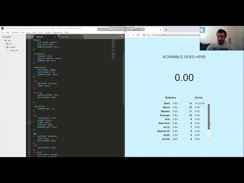 Coding a Rubik's Cube timer pt. 5: Styling our Solves List cont. (CSS)