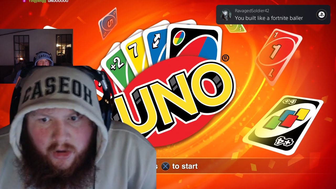 Caseoh plays [Uno]