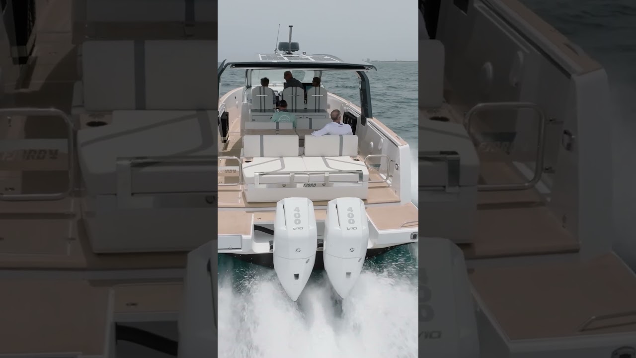 Adventure in Style: Step Aboard the Fjord 39 XP #boatlife #luxuryyachtlife
