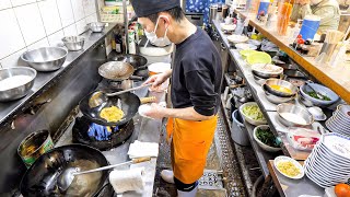 京都）熟練の中華鍋さばき！家族で営む老舗町中華の朝の仕込みに密着丨Egg Fried Rice - Wok Skills in Japan