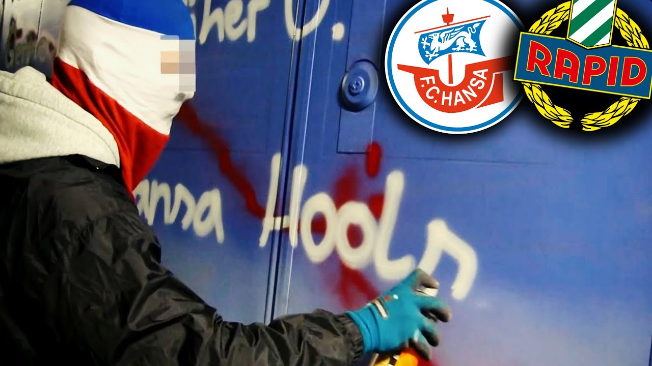 Wenn Hansa Hools die Ultras Rapid zum Tanz bitten...
