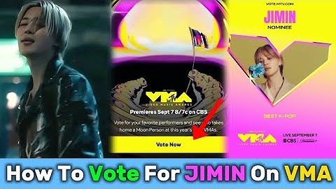 How To Vote For Jimin On VMA 2025 | Full Voting Process | Jimin | WHO | VMA Vote | #BTS #JIMIN #VMA
