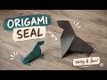 Easy Origami Seal 🦭 Cute Paper Seal Tutorial for Beginners
