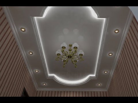 Монтаж фигурного потолочного короба из гипсокартона Installation of a curly plasterboard ceiling box