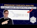 Master PowerBI's Unique ID Extraction from Multiple Tables (PowerQuery &amp; DAX)