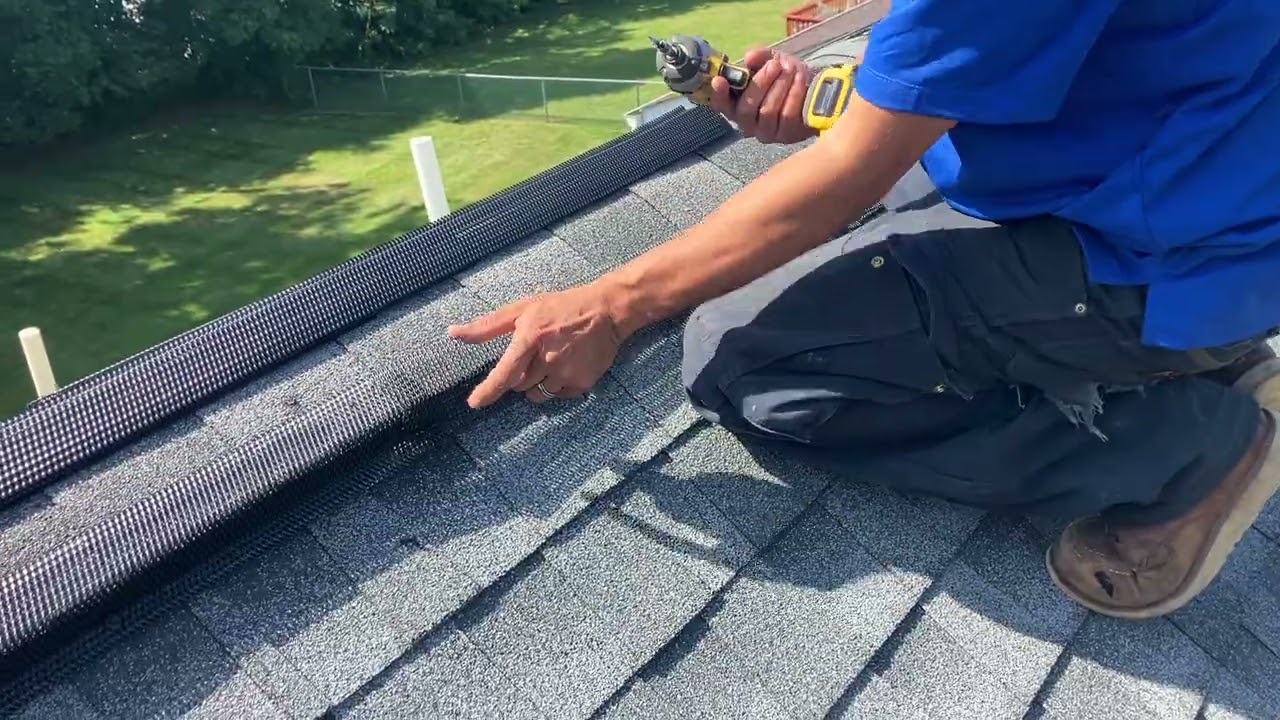 Excluding Nuisance Bats From the Ridge Vents