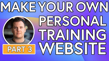 Build Your Own PT Website - No Coding [PART 3] - Add your Logo & Change Colour Scheme!