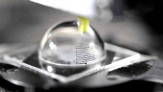 Conformal printing of 3D electrically small antennas