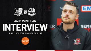 Jack Mcmillan Post Bolton Wanderers H Exeter City Football Club