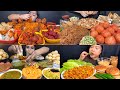 ASMR BLACK BEAN NOODLES CHICKEN MOMOS SAMOSA CHICKEN LEG PIECE BURGERS EATING SHOW EATING VIDEOS