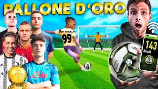 Chi ha il TIRO più FORTE di YOUTUBE ITALIA ? PALLONE D&#39;ORO 2.0