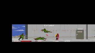 [고전게임 원코인] 닌자 워리어즈 (국제판) The Ninja Warriors (World) -- 296,120점 플레이 screenshot 2