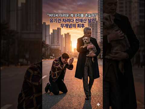 "어디서 더러운 게 꼬리를 흔들어?" 유기견 차려다 전재산 날린 무개념의 최후