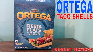 ✅  Ortega Fiesta Flats Flat Taco Shells 🔴