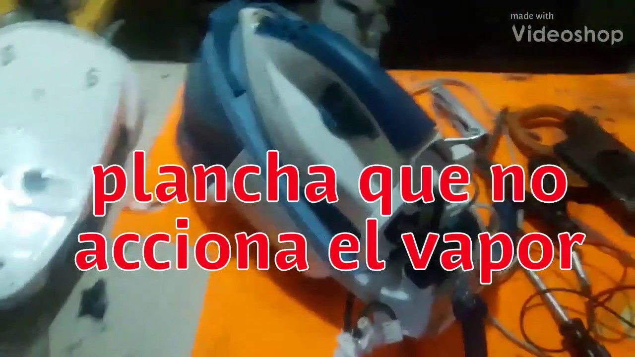 plancha t-fal no sale vapor - YouTube