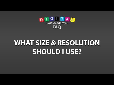 What Canvas Size & Resolution To Use (Corel Painter) - DAA FAQ Tutorial - What Canvas Size & Resolution To Use (Corel Painter) - DAA FAQ Tutorial