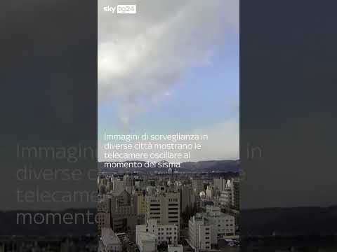 Video Giappone, terremoto colpisce il nord-est del Paese