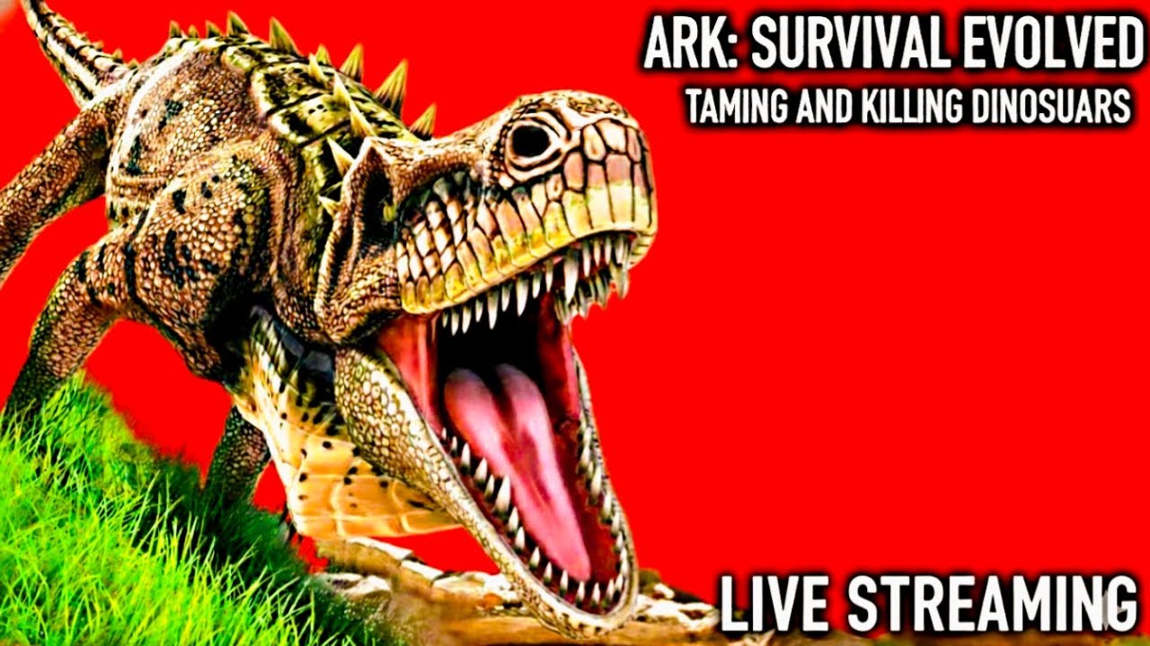 Ark survival evolved Tameing and killing dinosours 