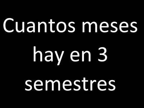 Cuanto es 8 semestre 4
