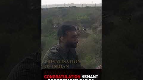 congratulations 🎊 Hemant for your recommendation in #SSB