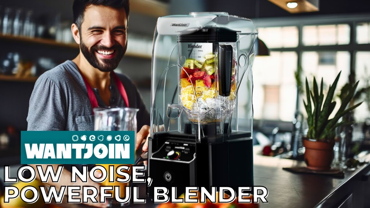 Wantjoin Commercial Professional Blender | Commercial Blender | Large Commercial Blender