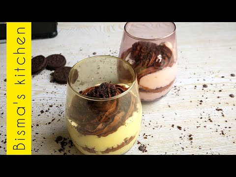Video: Khaub Ncaws Liab Thiab Dawb Chocolate Mousse Ncuav Mog Qab