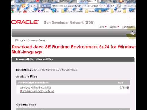 how to instal java in windows 7