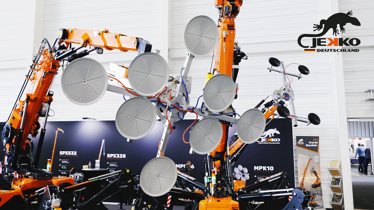 Kleine Krane, große Leistung! Jekko auf der Fensterbau Frontale 2024