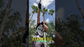 Kali stick tutorial - 180 Strike Pattern - How to Martial Arts Weapons “Abaniko” technique