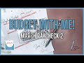 Budget with me  single mom income  march paycheck 