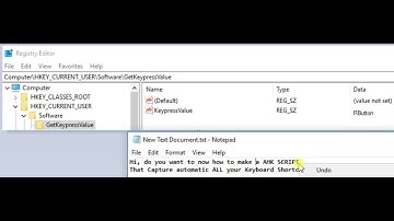 Ahk Script to Detect Keypress from Windows Registry Key