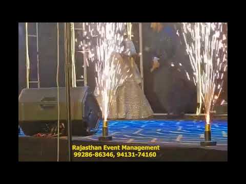 Cold fire for Bride Groom Sangeet 9928686346, 9413174160 #coldfireworks  #weddingevents