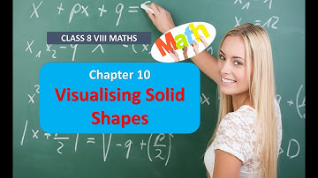 CLASS 8 VIII MATHS CHAPTER 10 Visualising Solid Shapes NCERT CBSE