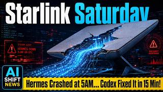 Ai Shift News Starlink Saturday "Herme's Crashed at 5am...Codex Fixed it in 15 minutes!"