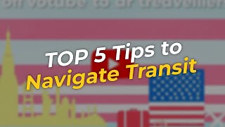 TOP 5 Tips to Navigate U.S. Transit 🚏🇺🇸