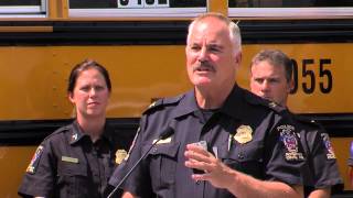 Police and School Officials Stress Back-to-School Safety (VIDEO)