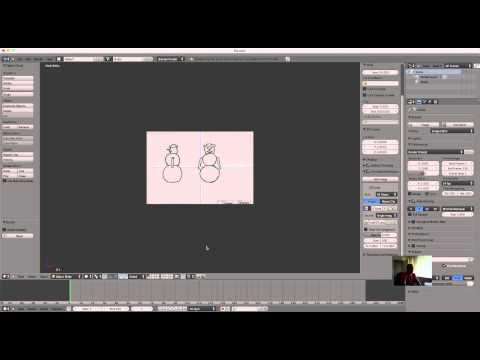Blender Character Modelling Part 1 - Setting up a background image