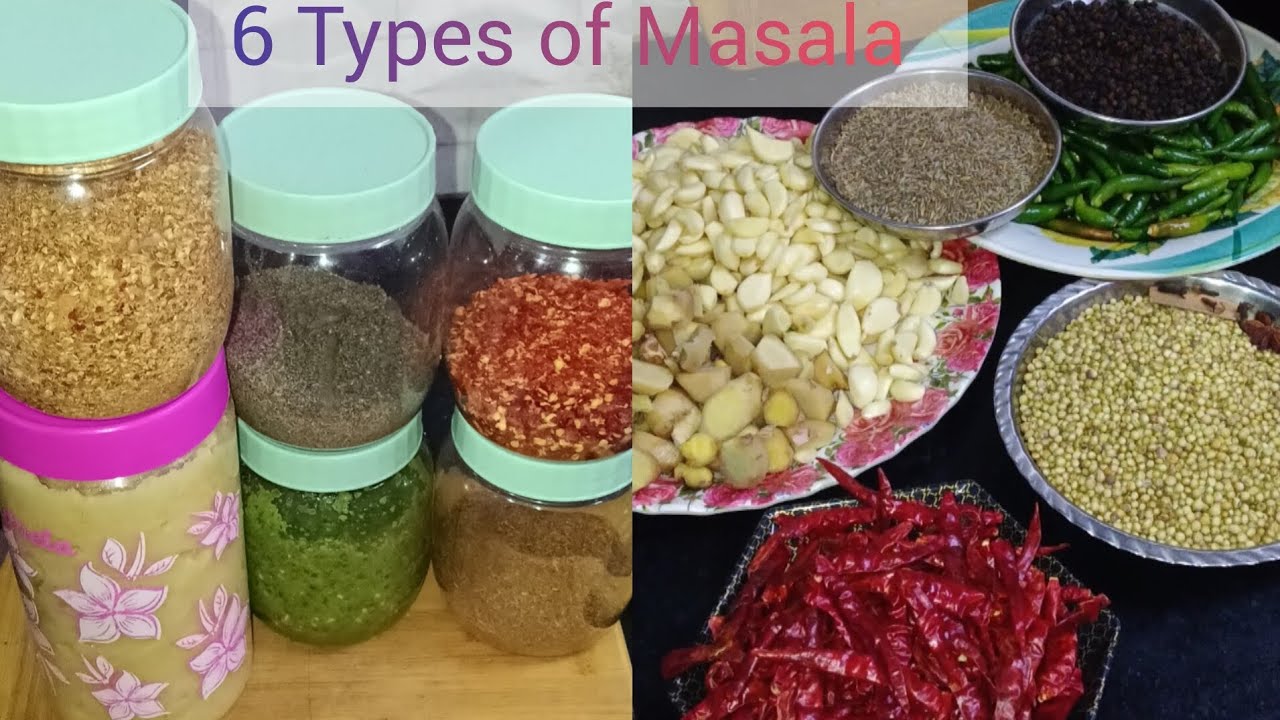 6 Types of Masala recipe ❤️😍