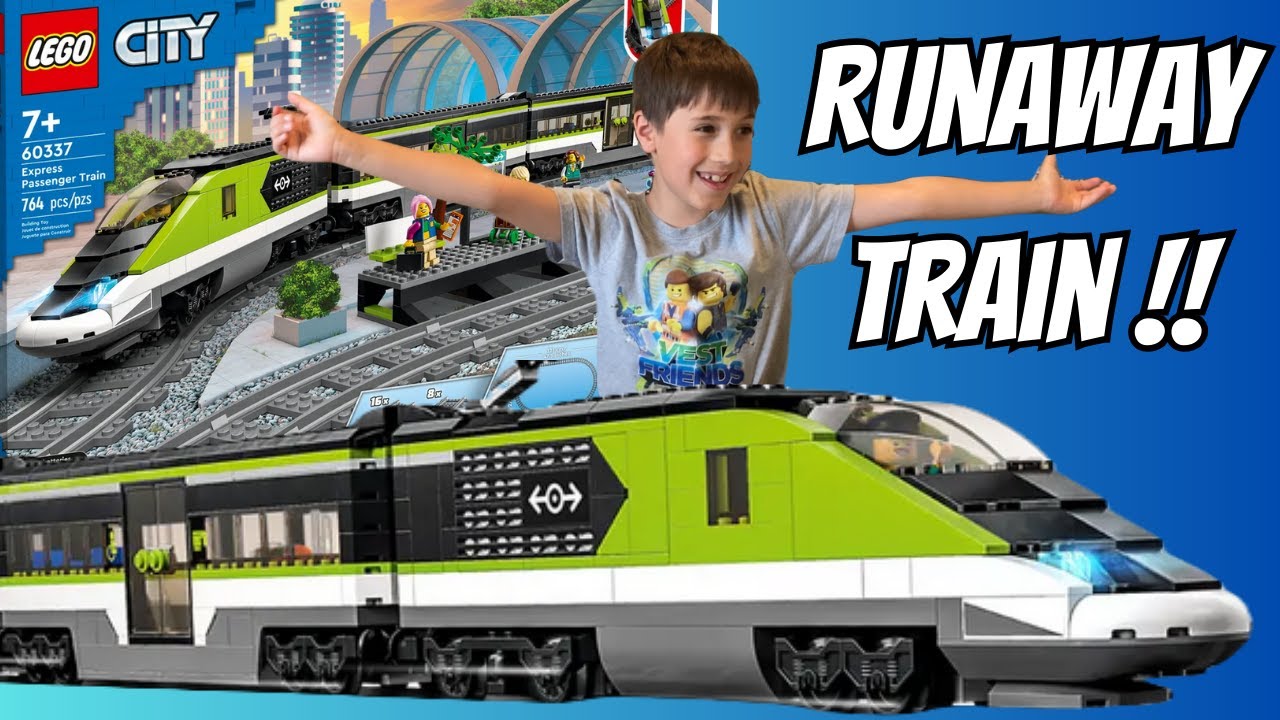 Dean Builds LEGO City Express Passenger Train with Remote Control! | Unboxing & Review