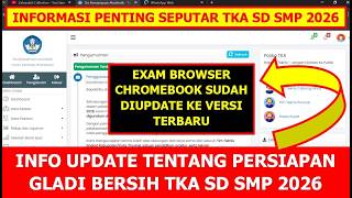 INFO UPDATE PERSIAPAN GLADI BERSIH TKA SD SMP 2026