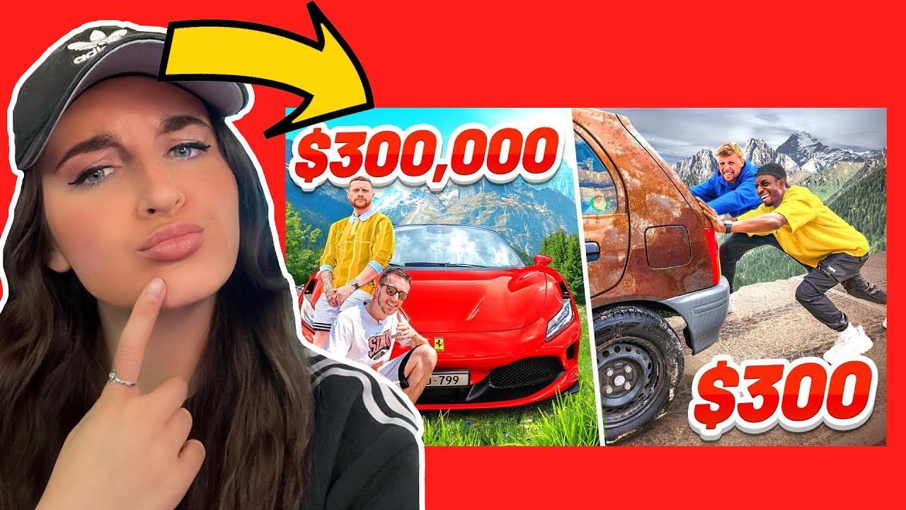 REACTING TO SIDEMEN $300,000 VS $300 ROAD TRIP (EUROPE EDITION)