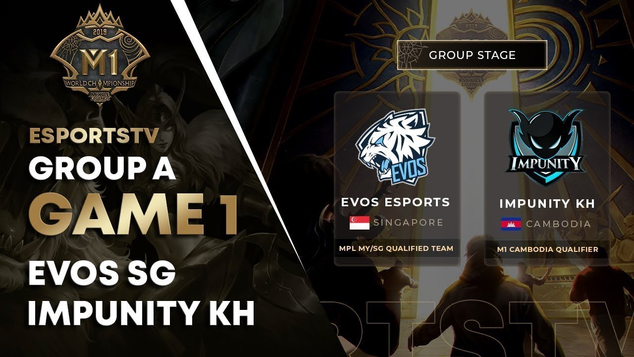 EVOS SG VS IMPUNITY KH MLBB World Championship 2019 GAME 1
