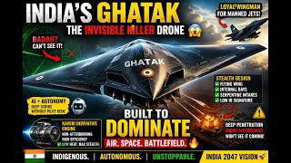 India’s SECRET Ghatak Drone EXPOSED 🇮🇳🔥 | Stealth Killer That Radar Can’t See
