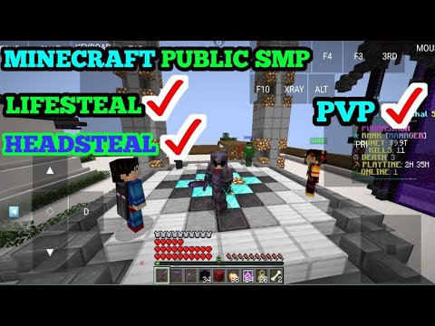 MINECRAFT PUBLIC SMP LIFESTEAL AND HEADSTEAL SMP | MINECRAFT - YouTube